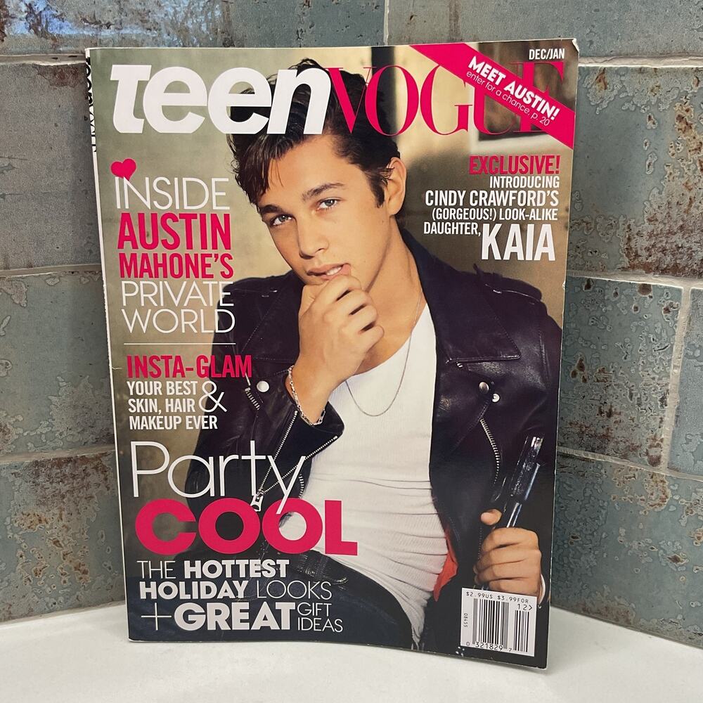 Teen Vogue Inside Austin Mahones Private World Dec/Jan 2014 Magazine
